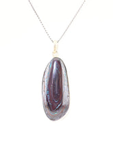 Handmade Australian Boulder Opal Pendant Necklace Sterling Silver Earth Vessel