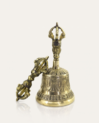 Brass Vajra Bell and Dorje