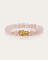 Blessing Charm | Pixiu Dragon Rose Quartz Bracelet