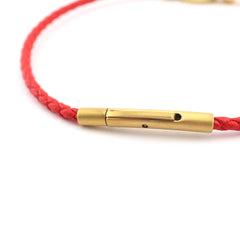 YuanBao Wealth Charm Red String Bracelet