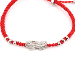Pixiu Dragon with 6 Beads Red String Bracelet