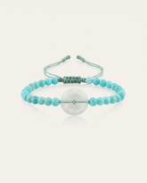 Jade Adjustable Blue String Bracelet