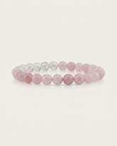 Rose & Clear Quartz Bracelet