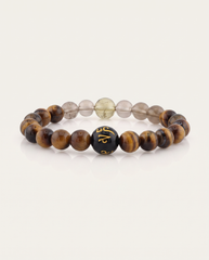 Smoky Quartz with Tiger Eye Bracelet