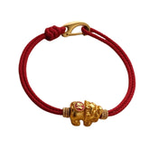 Pre order only: Baby Pixiu Dragon Red String Bracelet with golden buckle (ready in April)