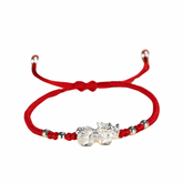Pixiu Dragon Adjustable Red String Bracelet