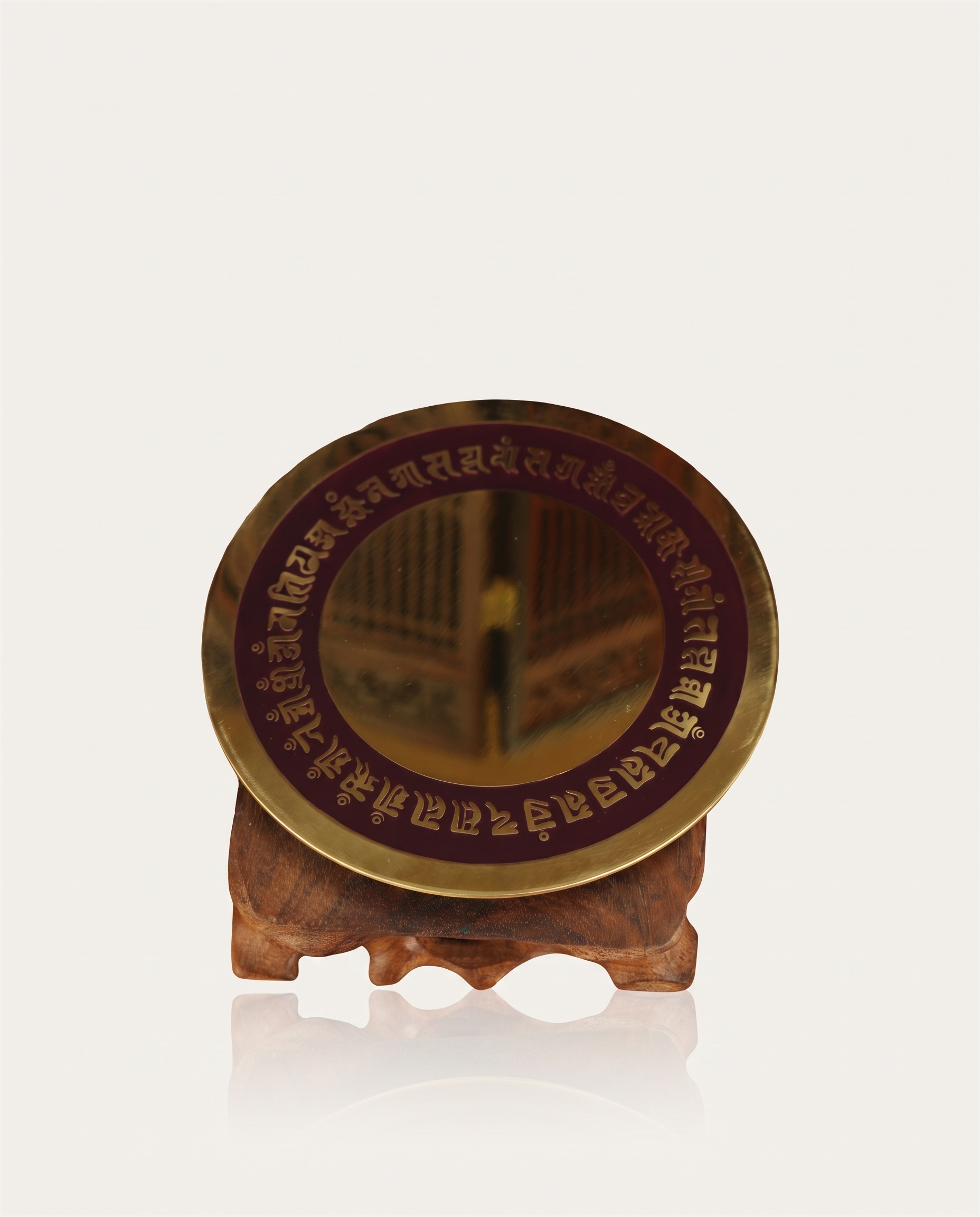 Brass Cundi Mirror 12cm