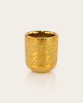 gold buddist ceremic glass