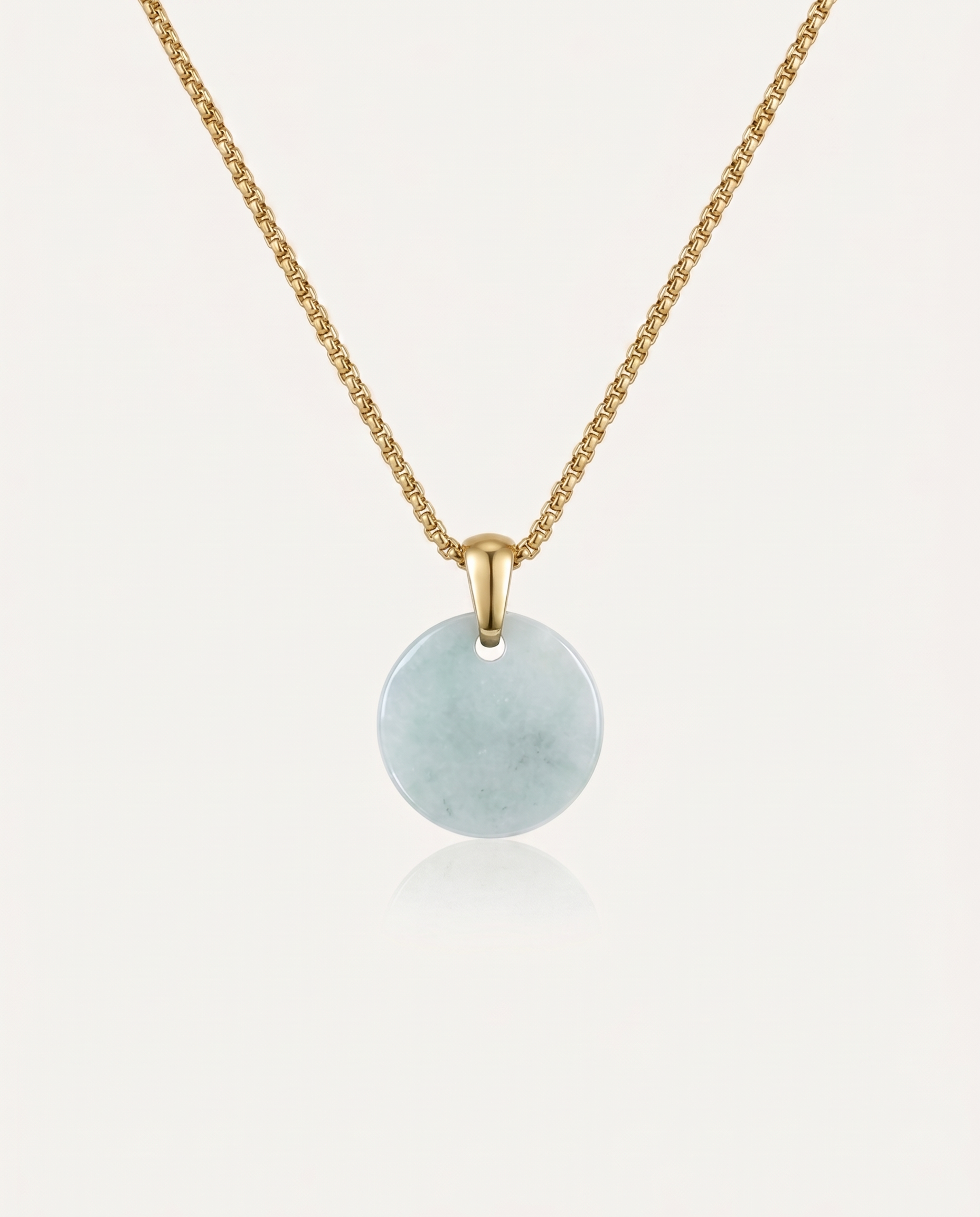 jade circle necklace