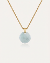 jade circle necklace