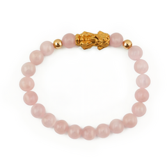 Blessing Charm | Pixiu Dragon Rose Quartz Bracelet