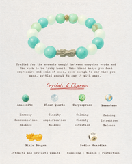 Emerald Spring Pixiu Bracelet, side view
