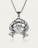 Steel Crab Pendant