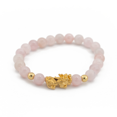 Blessing Charm | Pixiu Dragon Rose Quartz Bracelet