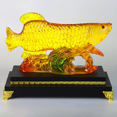 Lucky Gold Fish / Carp Ornament, alternate view