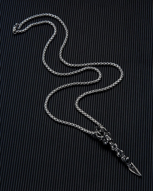Titanum Steel Protection Necklace, back view (3)
