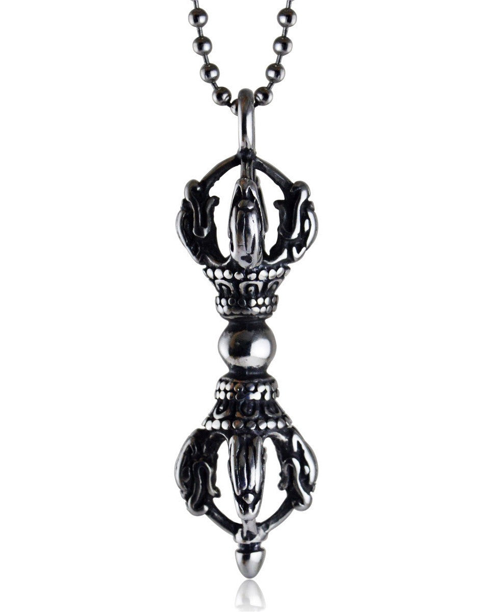 Titanum Steel Protection Necklace, alternate angle (3)