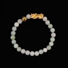 Heaven's Stone | Pixiu Dragon Burma Jade Bracelet