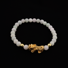 Heaven's Stone | Pixiu Dragon Burma Jade Bracelet