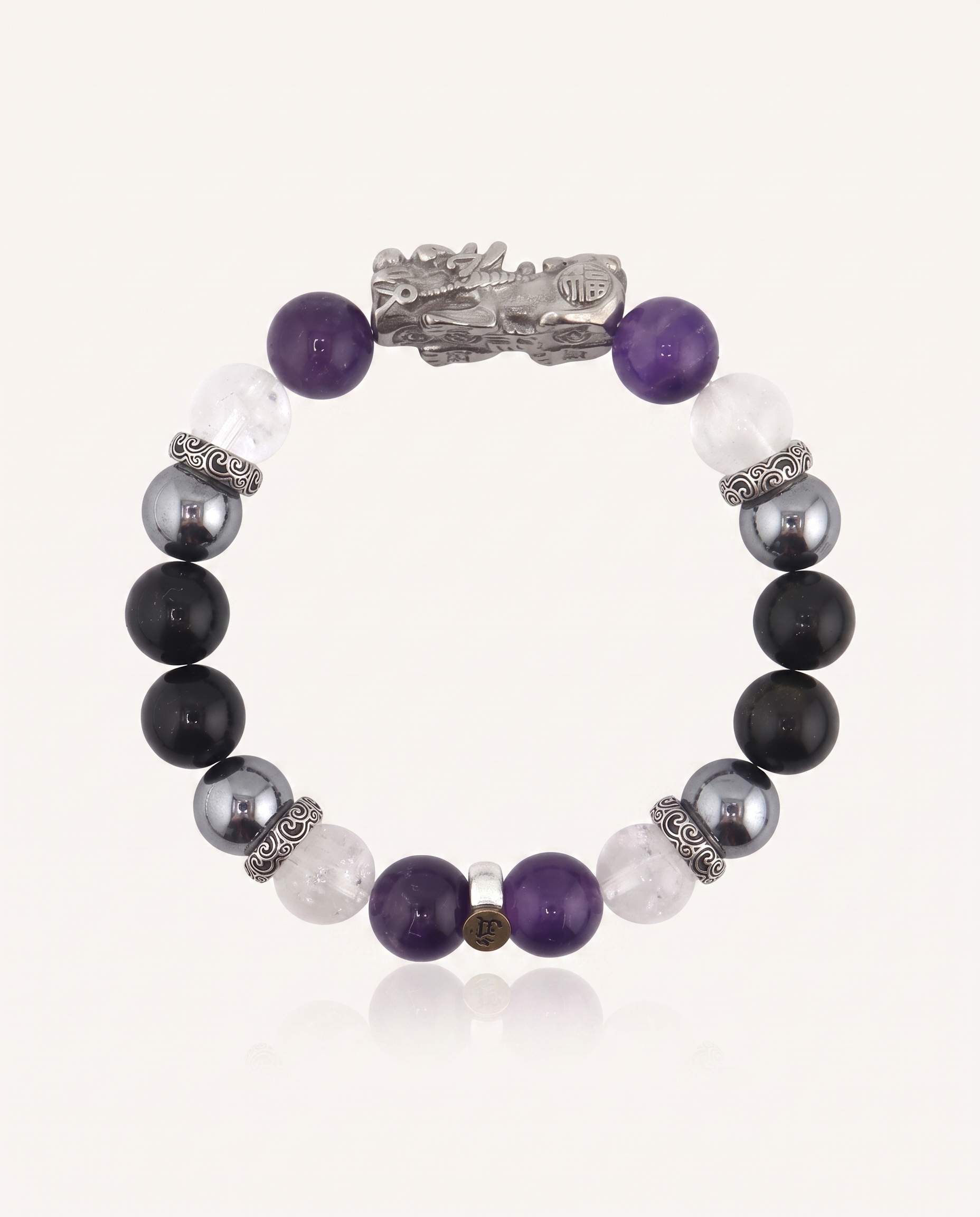 Obsidian Oath Pixiu Bracelet, alternate view