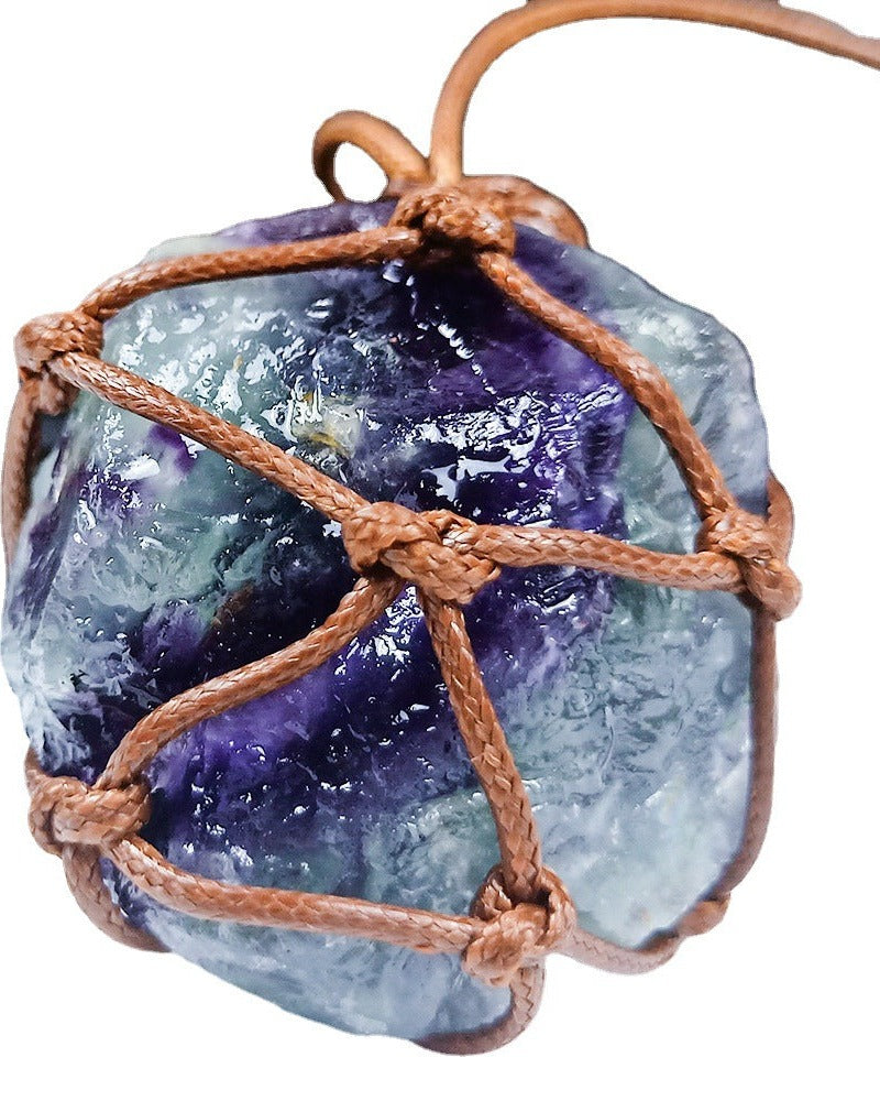 Fluorite Crystal Necklace