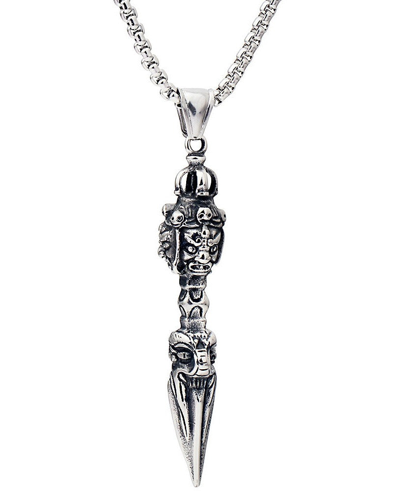 Titanum Steel Protection Necklace, additional angle