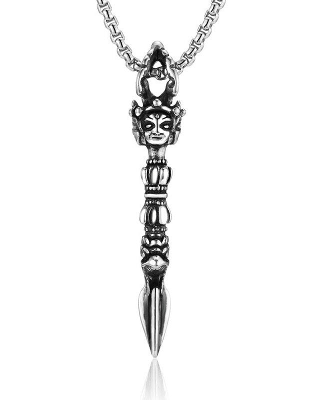 Titanum Steel Protection Necklace, detail view (2)