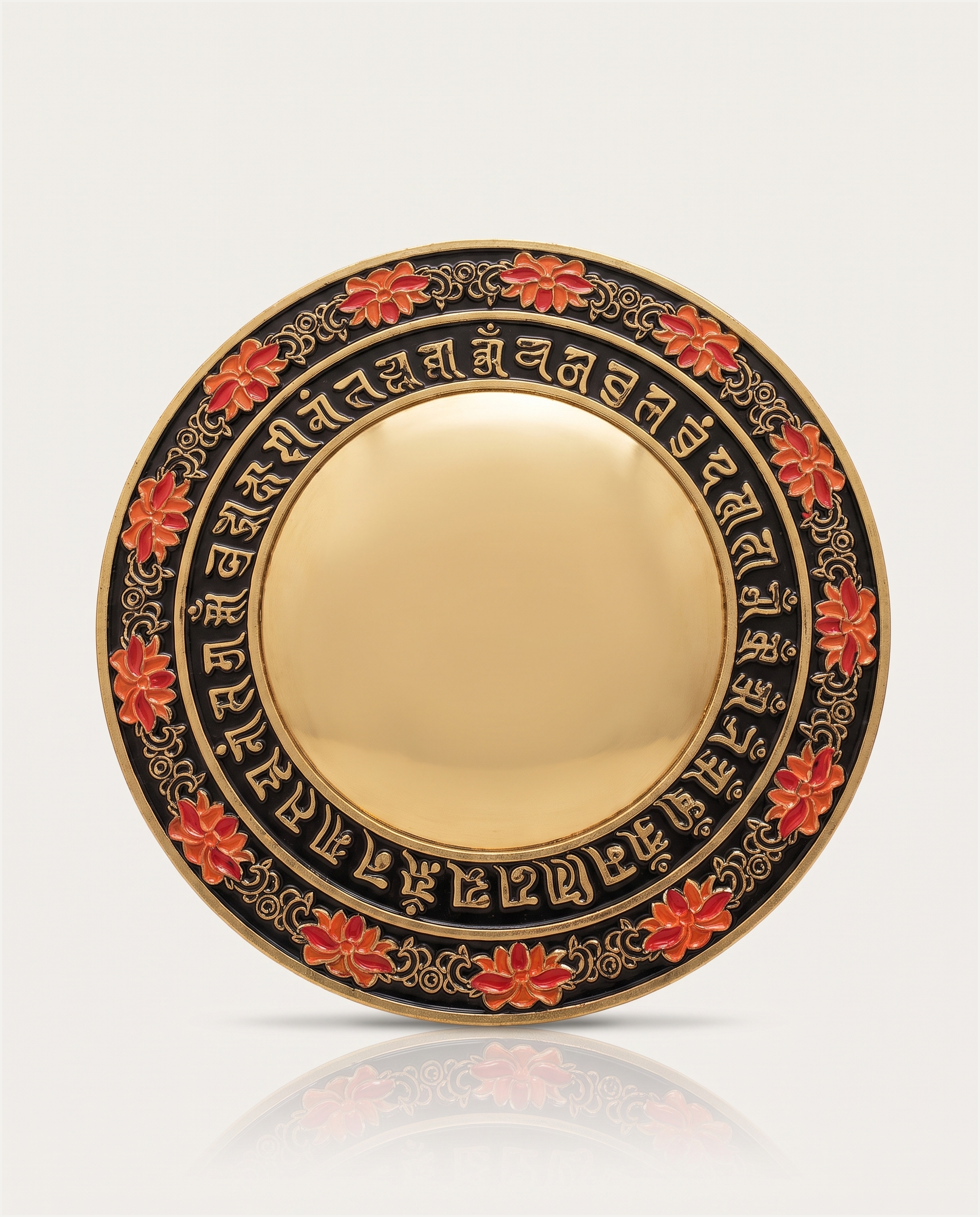 Cundi Bodhisattva Mirror with Stand