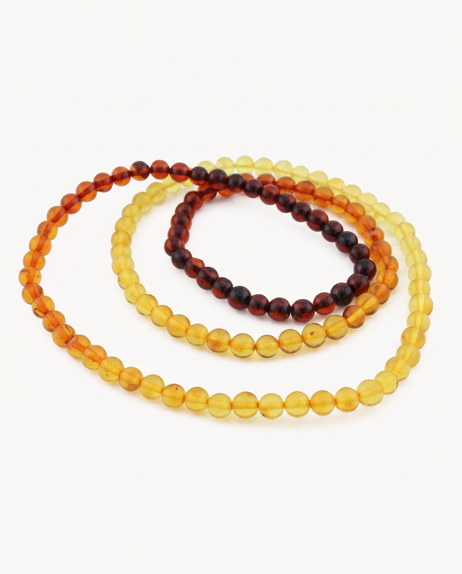 Long Amber Bracelet, alternate view