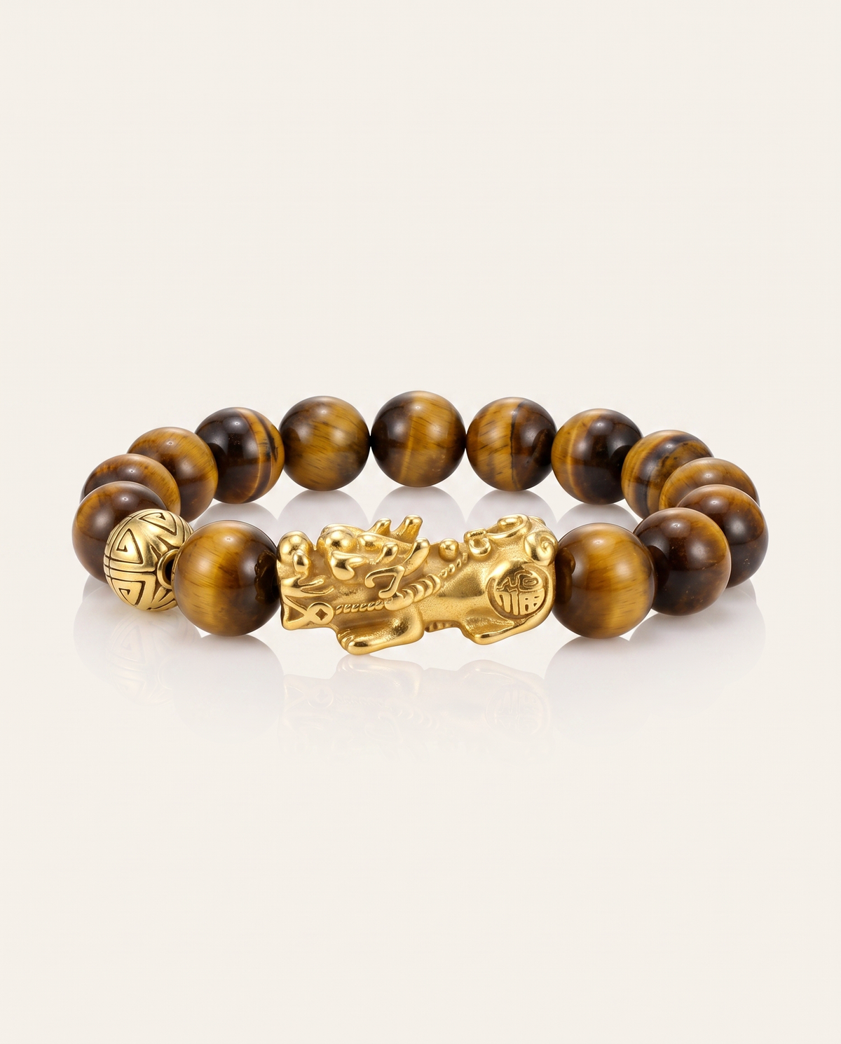 Confidence Charm | Pixiu Dragon Tiger Eye Bracelet