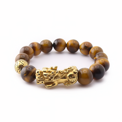 Confidence Charm | Pixiu Dragon Tiger Eye Bracelet