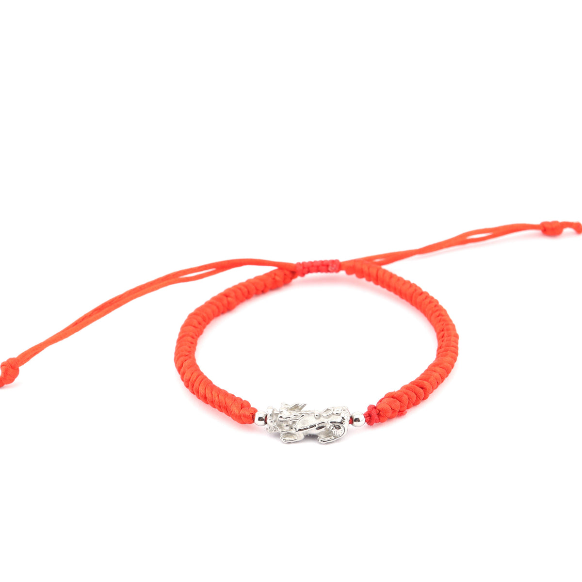 Pixiu Dragon Adjustable Red String Bracelet