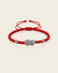 Pixiu Adjustable Red String Bracelet (Pre-order, ships July)