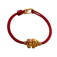 Pre order only: Baby Pixiu Dragon Red String Bracelet with golden buckle (ready in April)