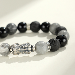 Shadow Shield | Pixiu Dragon Obsidian Bracelet