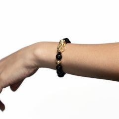 Wealth Charm | Pixiu Dragon Obsidian Bracelet