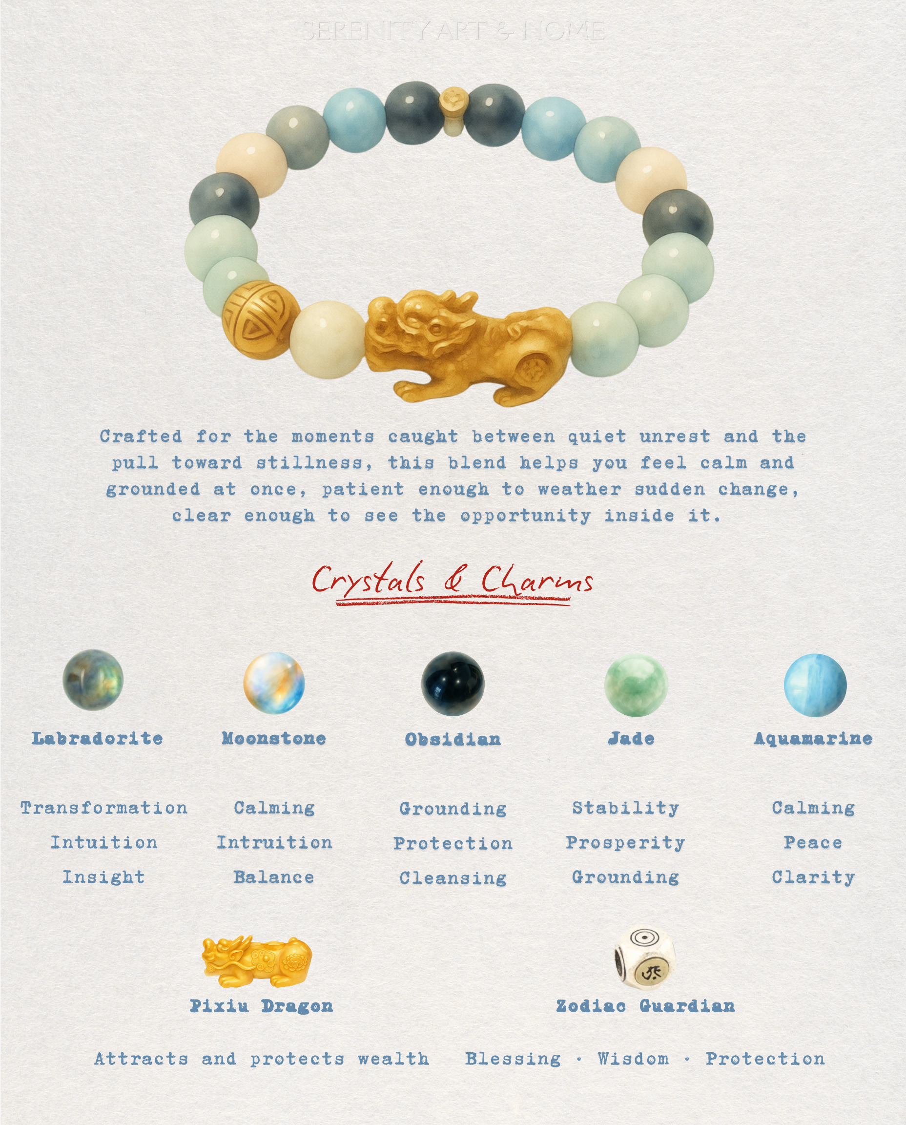 Star River Pixiu Bracelet, side view