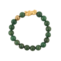Renewal Charm | Pixiu Dragon African Jade Bracelet