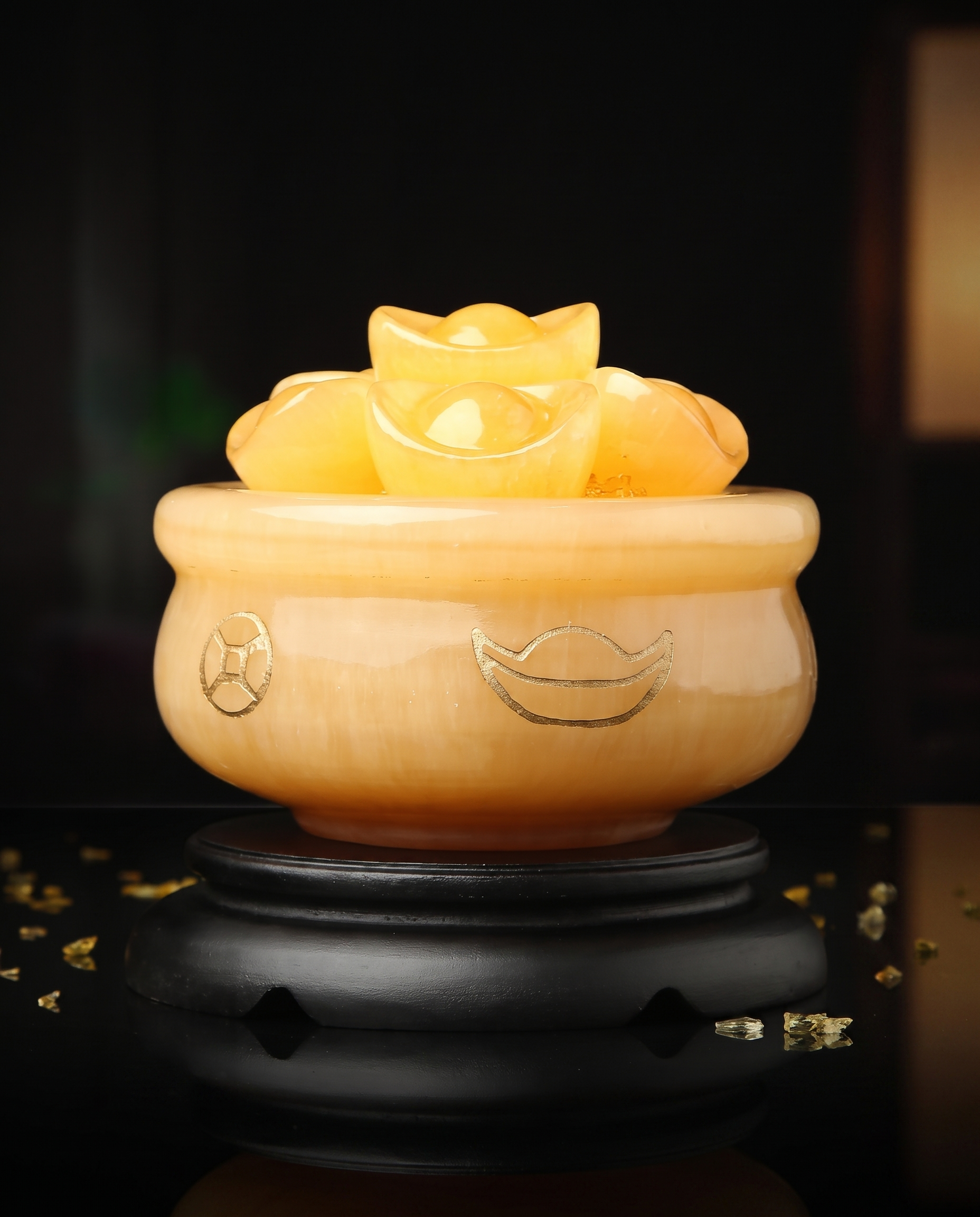 Beige Jade Wealth Bowl photo 3