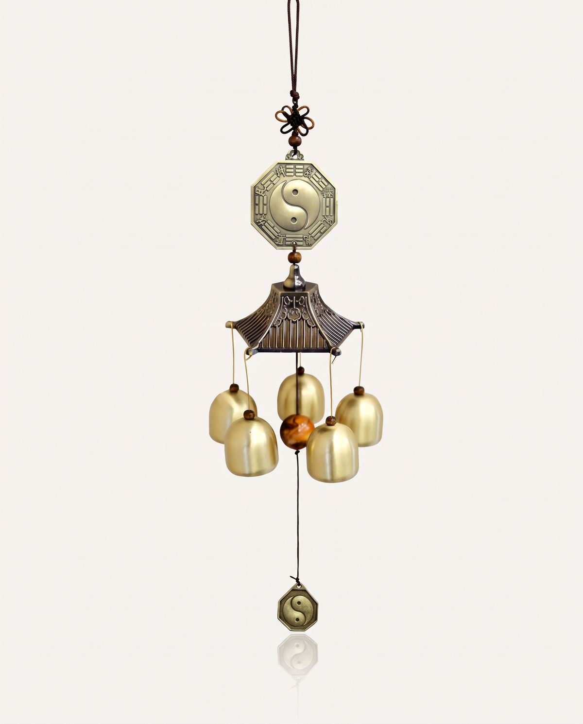 Brass Bagua Wind Chime