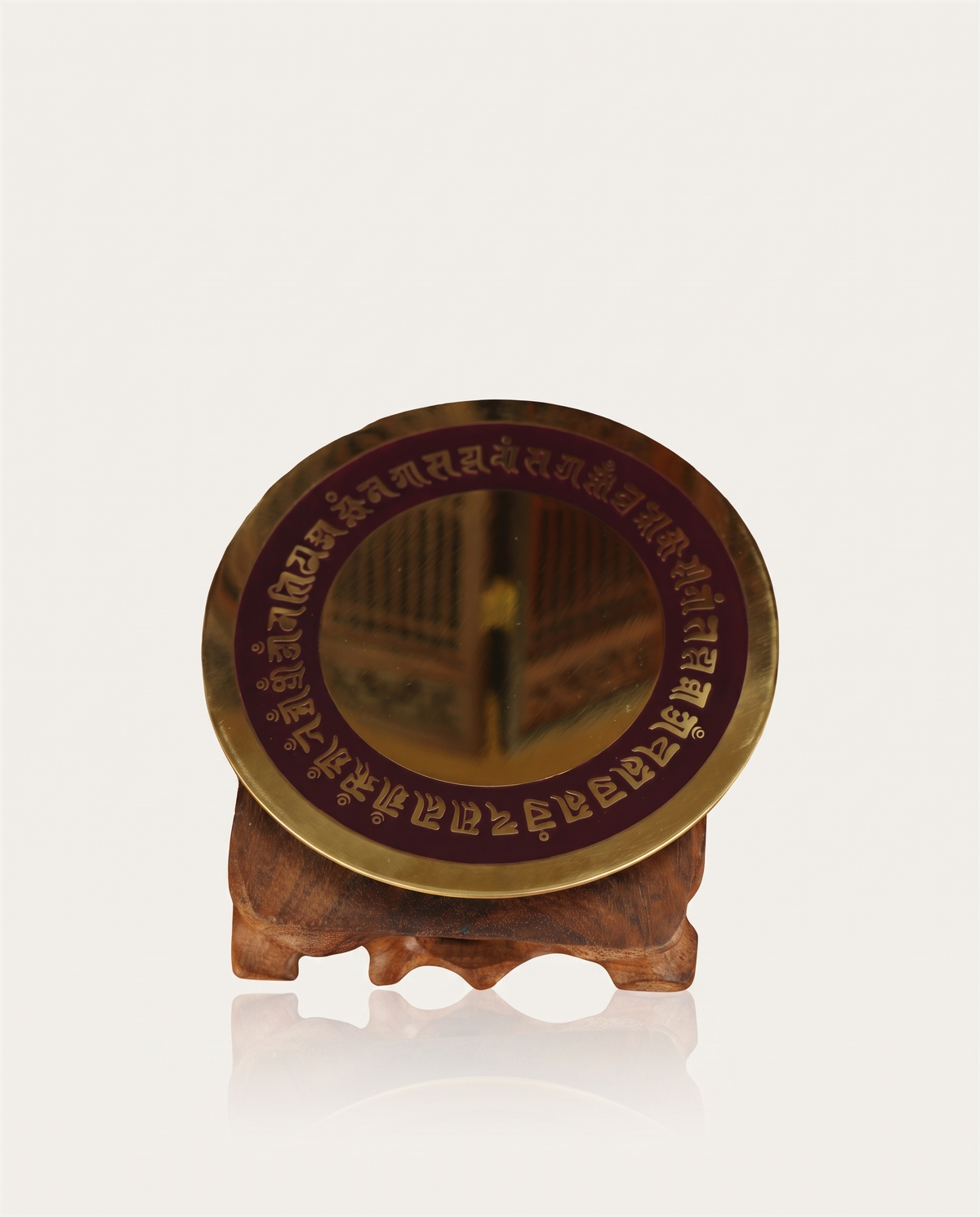 Brass Cundi Mirror 12cm