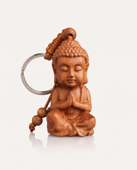 Carved Peachwood Keyring