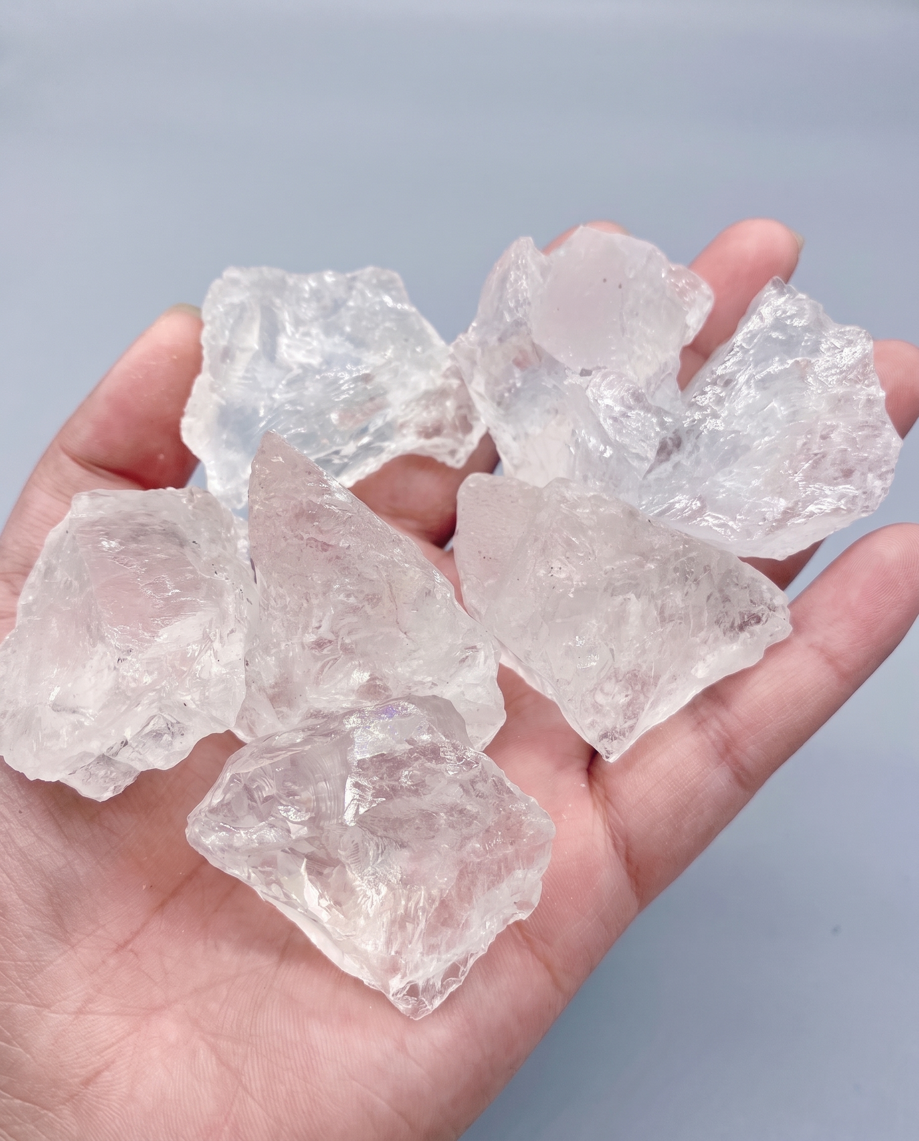 Clear Quartz Rough Stones hero