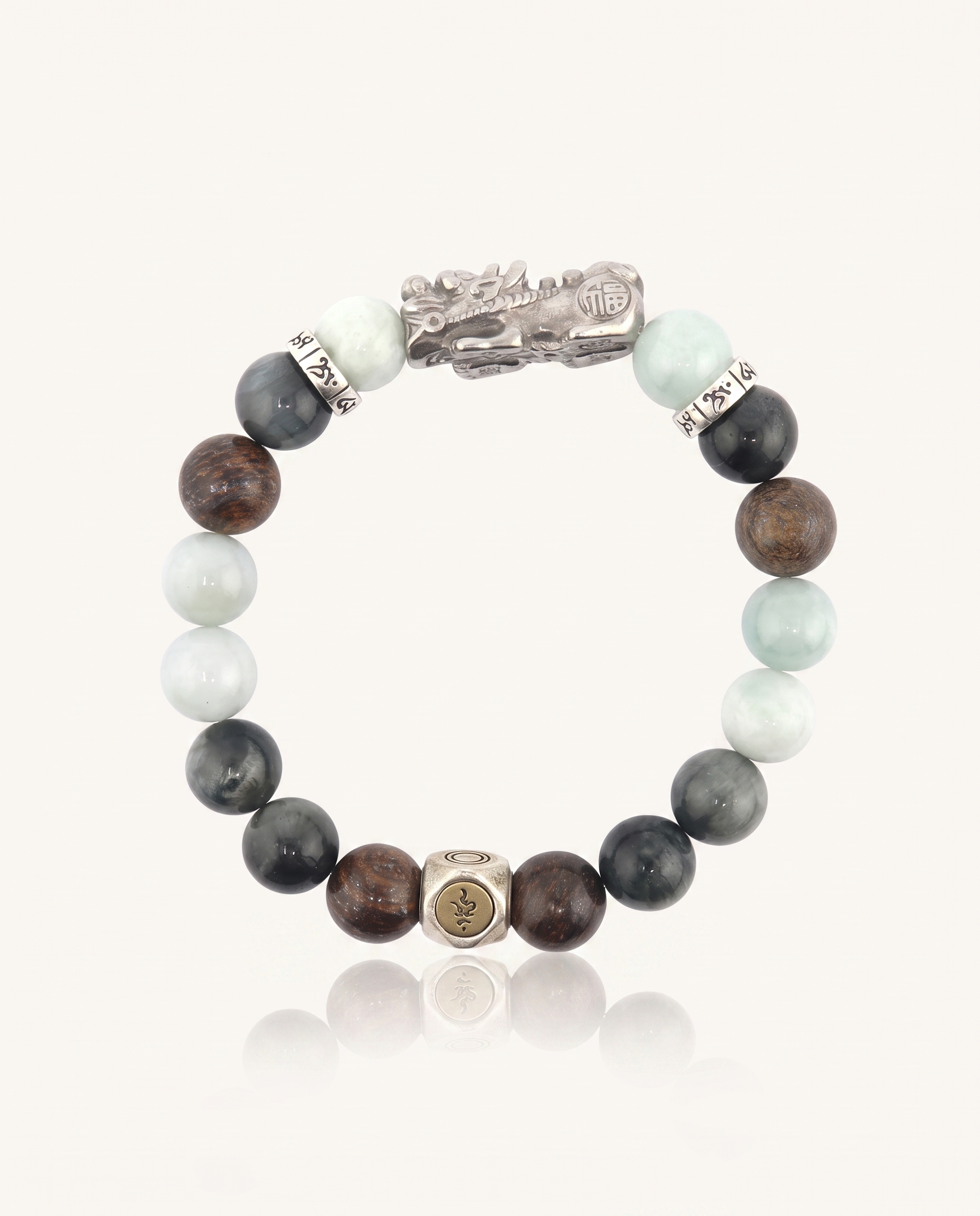 Twin Radiance Pixiu Bracelet, alternate view