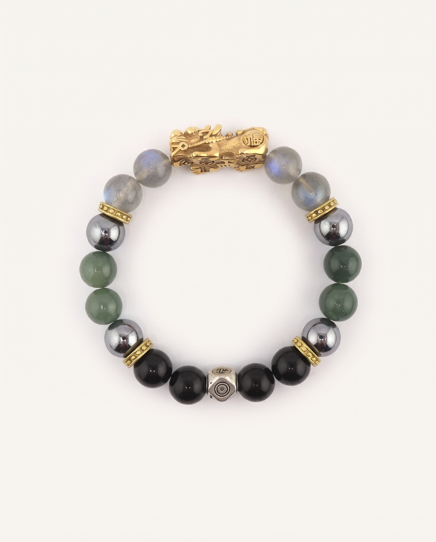 Iron Fortune Pixiu Bracelet, alternate view