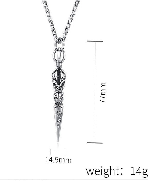 Titanum Steel Protection Necklace, alternate view