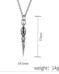 Titanum Steel Protection Necklace, alternate view