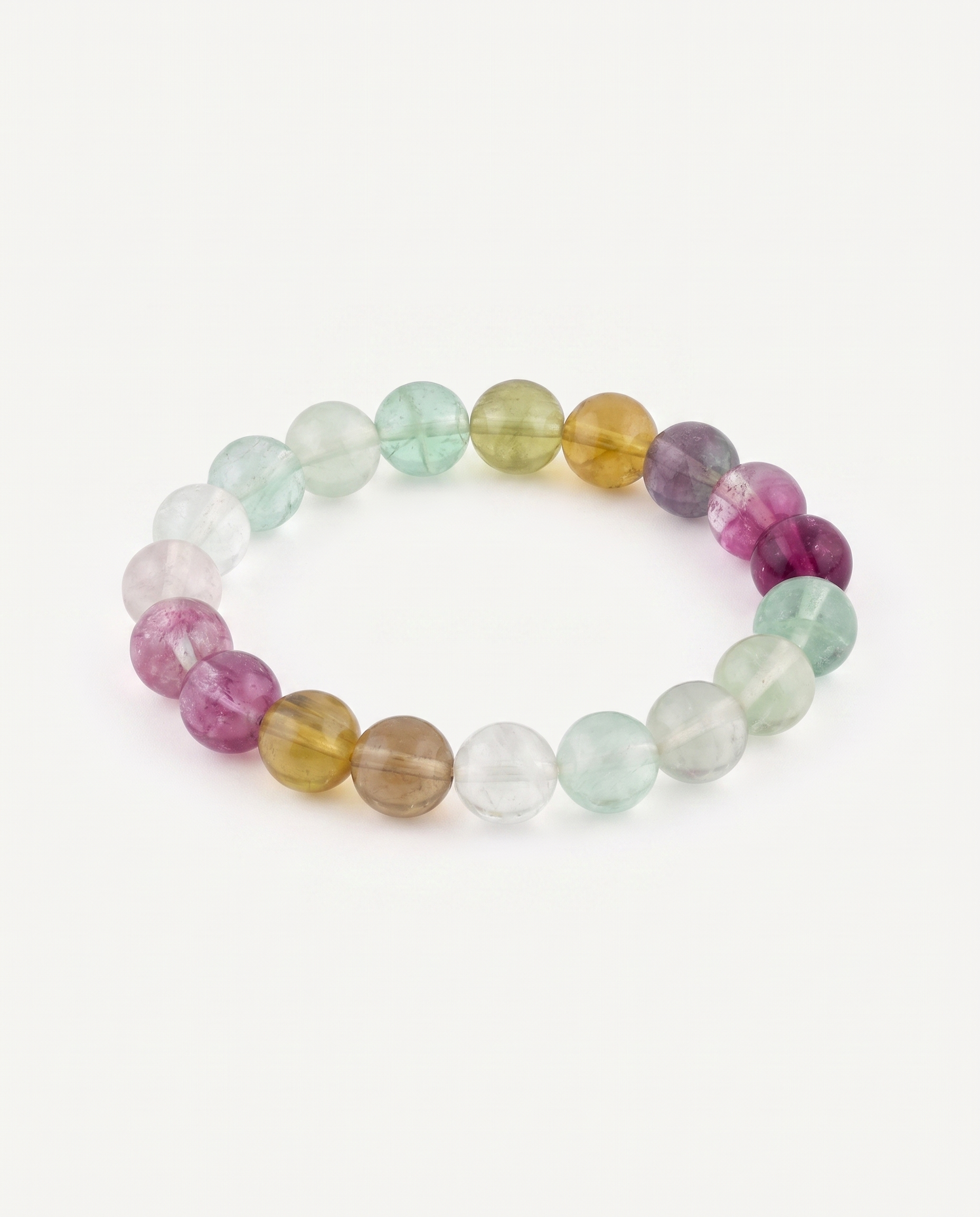 Rainbow Fluorite Bracelet, alternate view