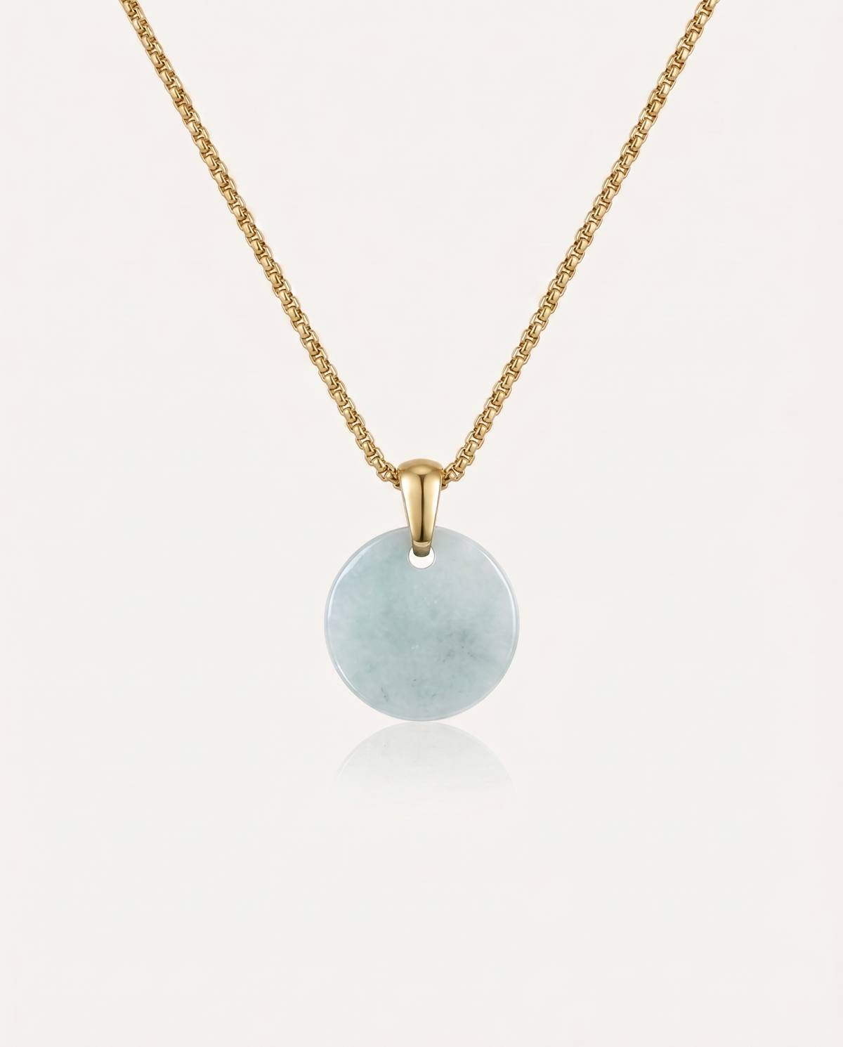 jade circle necklace