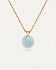 jade circle necklace